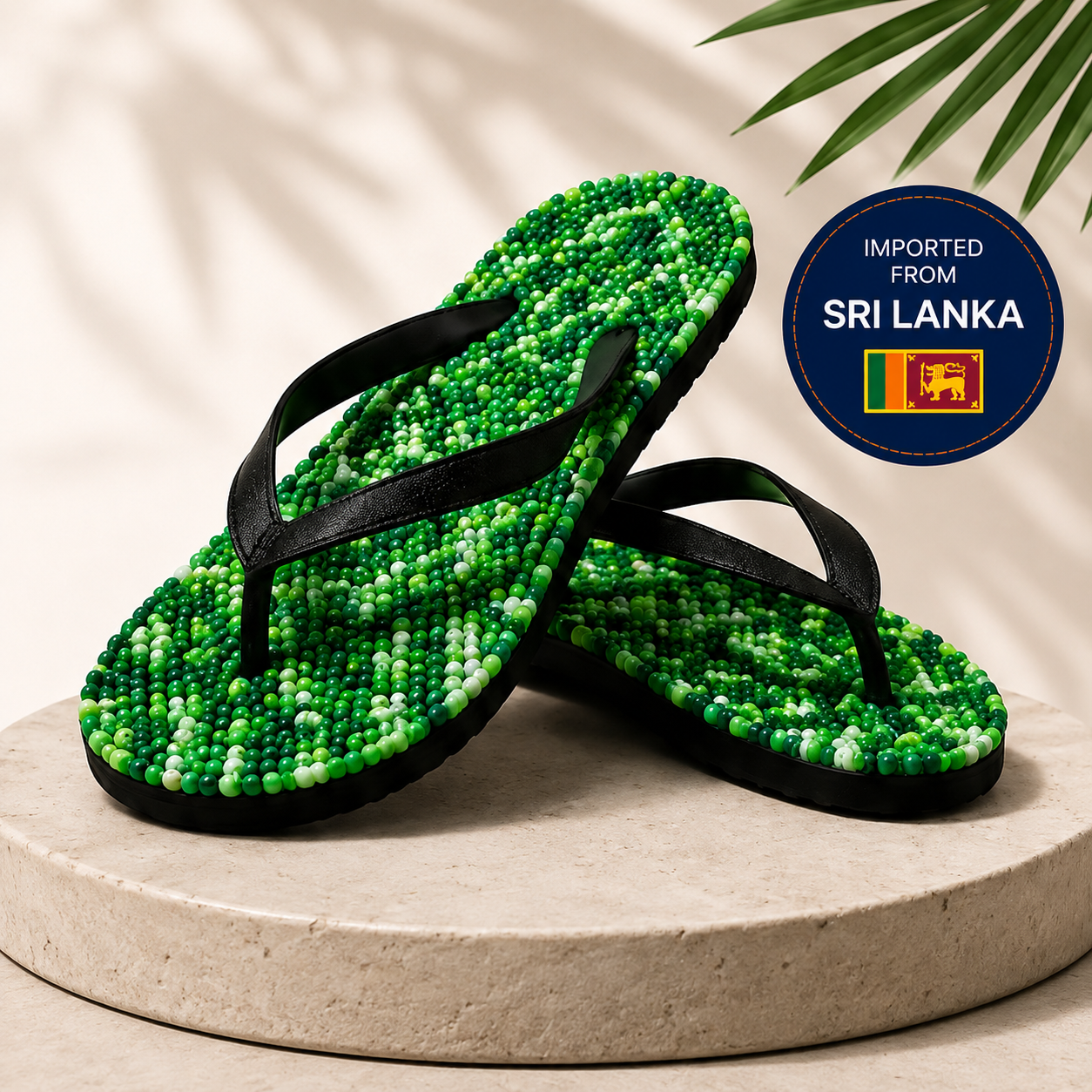 DSI green flipflop imported from Sri Lanka